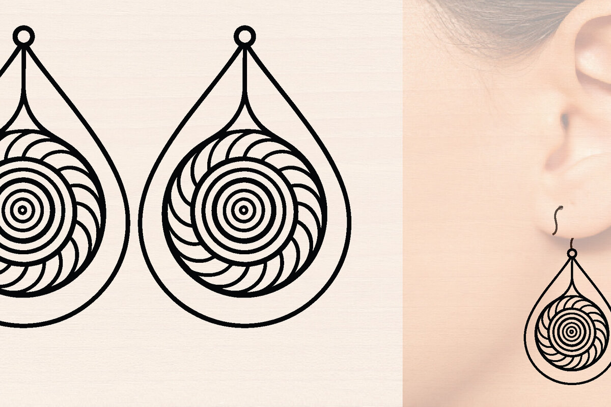 Intra απο ξύλο plywood 3mm-4mm πάχος – Δάκρυ Ξύλινα Σκουλαρίκια Δίασταση  5x5 cm INTRAFABR-117224506