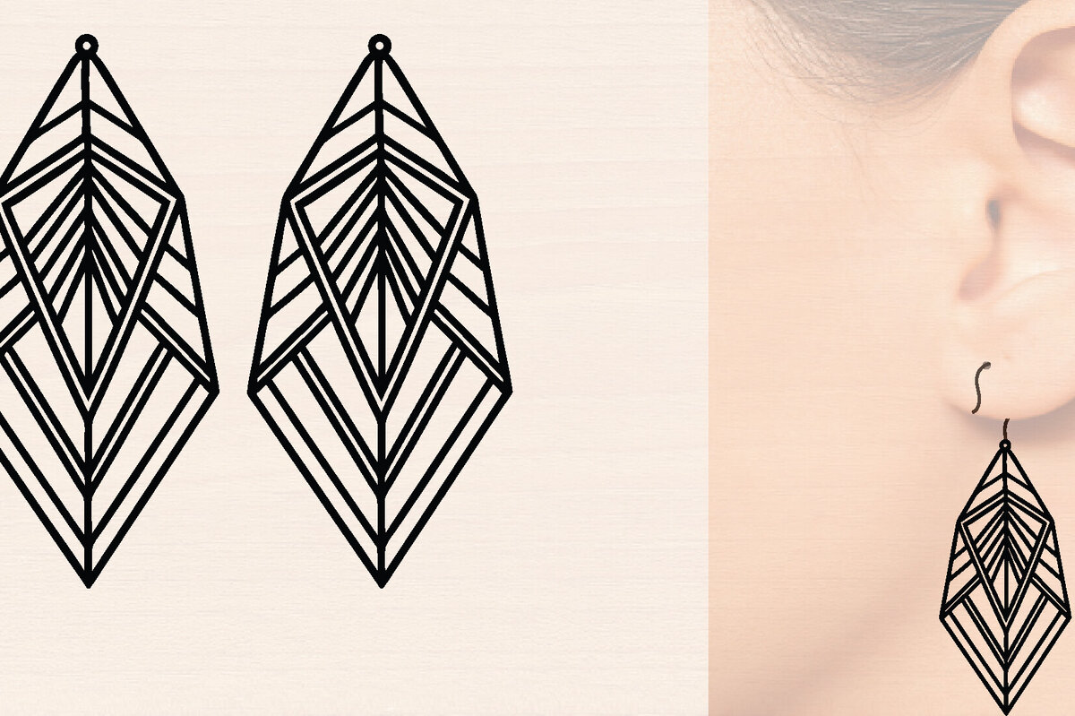 Intra απο ξύλο plywood 3mm-4mm πάχος – Δάκρυ Ξύλινα Σκουλαρίκια Δίασταση  5x5 cm INTRAFABR-117223329