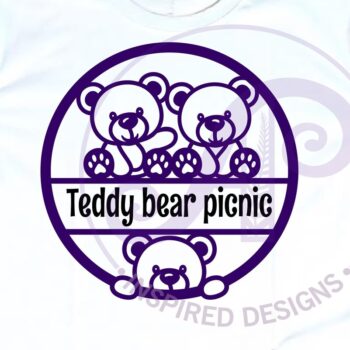 Intra απο ξύλο plywood 3mm-4mm πάχος –  πινακίδας με όνομα αρκουδάκι Δίασταση  20x20 cm INTRAFABR-124358637 - Image 3