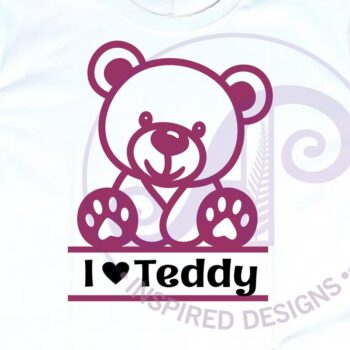 Intra απο ξύλο plywood 3mm-4mm πάχος – Αρχείο κοπής με λέιζερ Name Bear Δίασταση  20x20 cm INTRAFABR-122412785 - Image 3