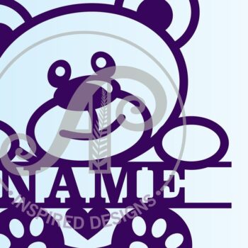 Intra απο ξύλο plywood 3mm-4mm πάχος – Teddy Bear Όνομα Δίασταση  20x20 cm INTRAFABR-65638907 - Image 3