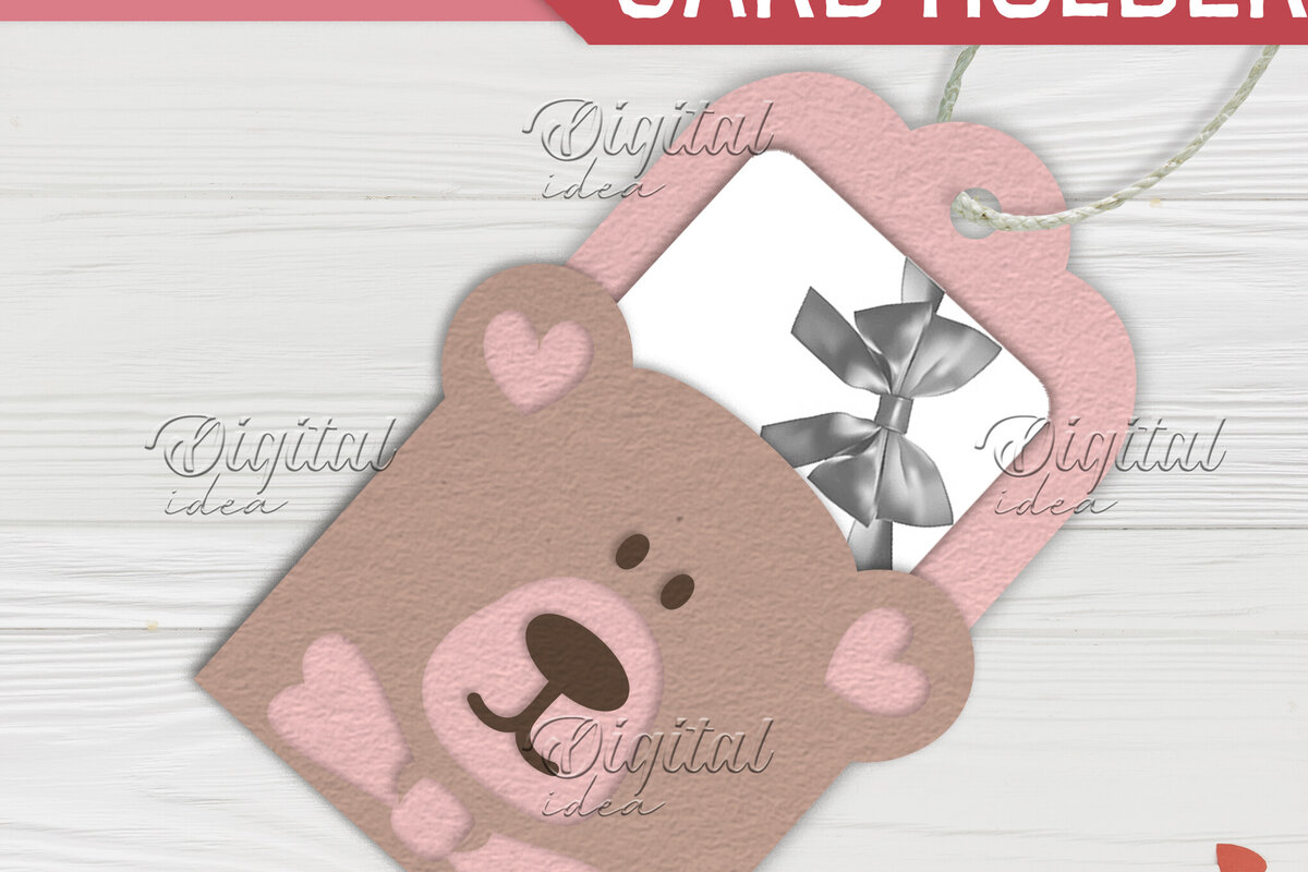 Intra απο ξύλο plywood 3mm-4mm πάχος – Τέντυ. Ετικέτα κάτοχος δωροκάρτας του Αγίου Βαλεντίνου Δίασταση  20x20 cm INTRAFABR-83083330