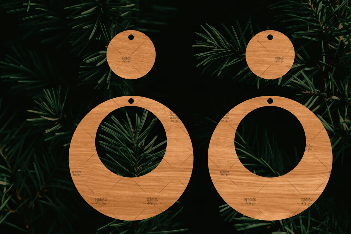 Intra απο ξύλο plywood 3mm-4mm πάχος – Πρότυπο Σκουλαρίκια I Αρχεία κοπής με λέιζερ Δίασταση  5x5 cm INTRAFABR-108512180