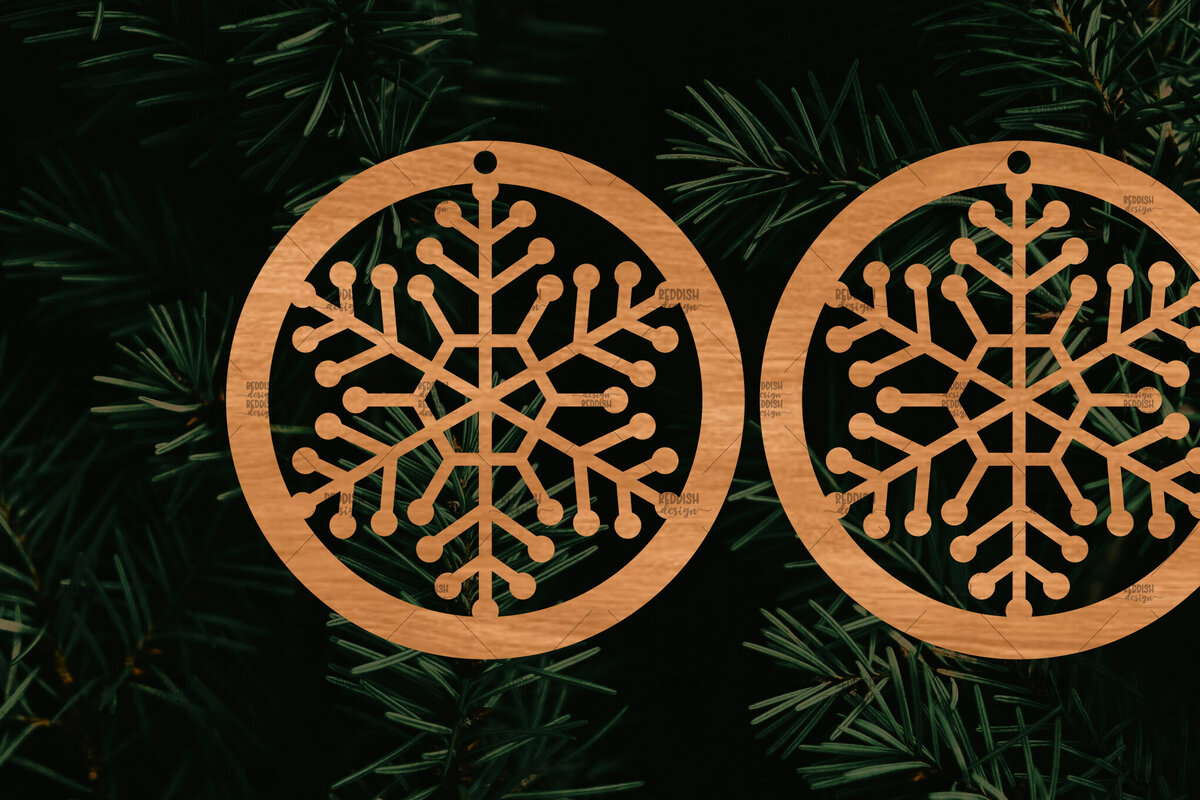 Intra απο ξύλο plywood 3mm-4mm πάχος – Πρότυπο Σκουλαρίκια,Σκουλαρίκια Snowflake Δίασταση  5x5 cm INTRAFABR-108512566