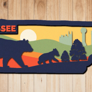 Intra απο ξύλο plywood 3mm-4mm πάχος – Tennessee, 3D Layered Αρχείο Δίασταση  20x20 cm INTRAFABR-33293545