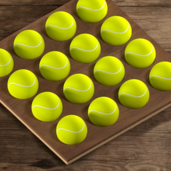 Intra απο ξύλο plywood 3mm-4mm πάχος – Jig χαρακτικής μπάλας τένις 222 Δίασταση  20x20 cm INTRAFABR-118486683 - Image 2