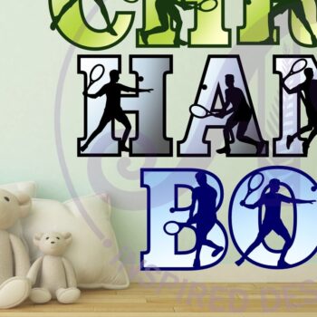 Intra απο ξύλο plywood 3mm-4mm πάχος – Σετ αλφαβήτου με γράμματα τένις Δίασταση 20x20 cm INTRAFABR-93955753 - Image 2