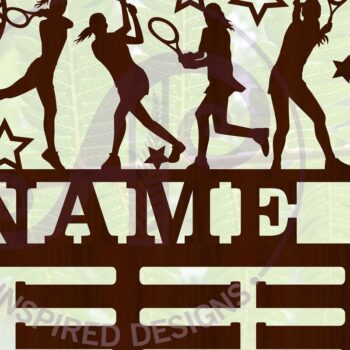 Intra απο ξύλο plywood 3mm-4mm πάχος – Όνομα τένις Κάτοχος μεταλλίου Γυναίκα Δίασταση  20x20 cm INTRAFABR-68102715 - Image 2