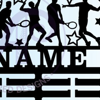 Intra απο ξύλο plywood 3mm-4mm πάχος – Όνομα τένις Κάτοχος μεταλλίου Άνδρας Δίασταση  20x20 cm INTRAFABR-68103101 - Image 4