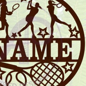 Intra απο ξύλο plywood 3mm-4mm πάχος – Πινακίδα ονόματος τένις Γυναικείο αρχείο Cut Δίασταση  20x20 cm INTRAFABR-68101594