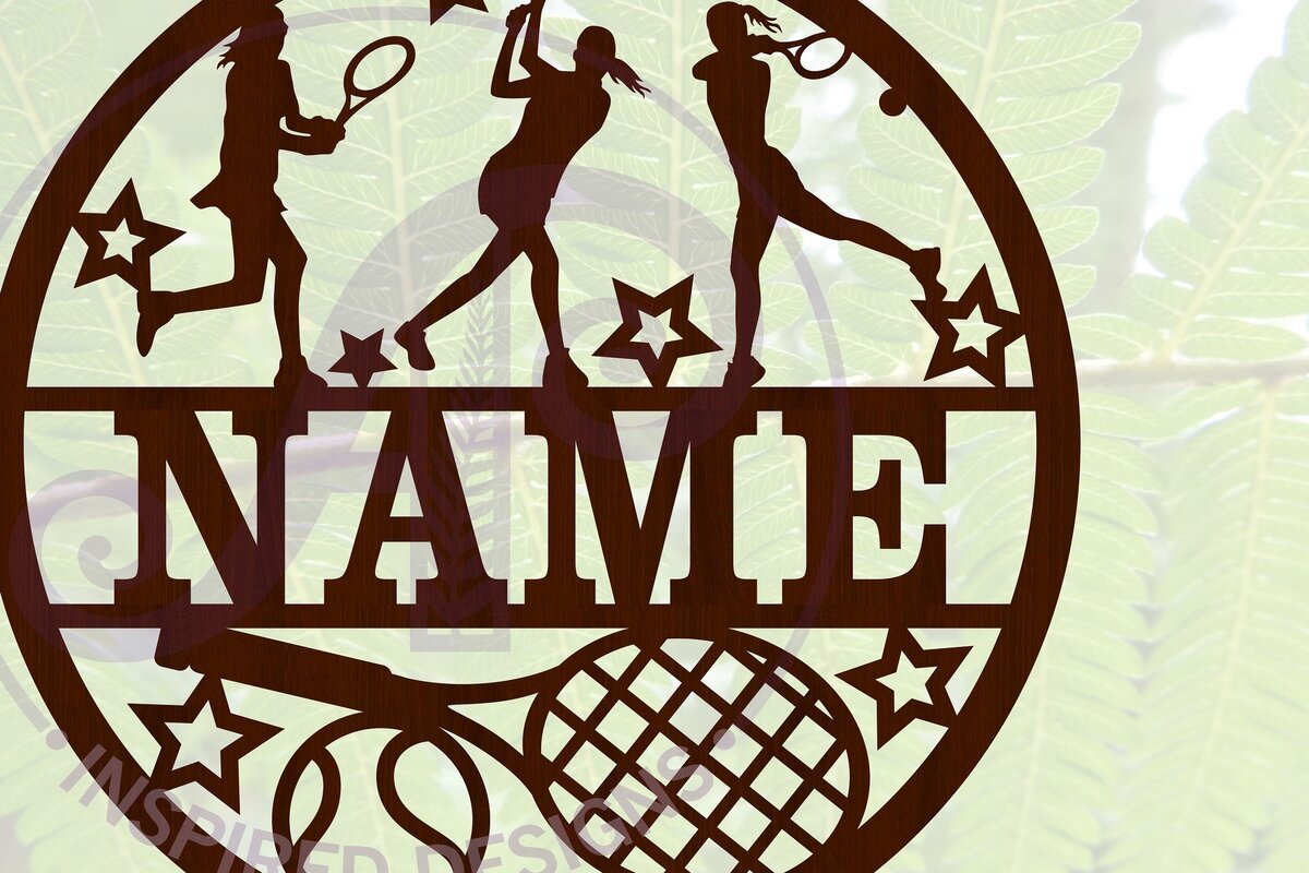 Intra απο ξύλο plywood 3mm-4mm πάχος – Πινακίδα ονόματος τένις Γυναικείο αρχείο Cut Δίασταση  20x20 cm INTRAFABR-68101594