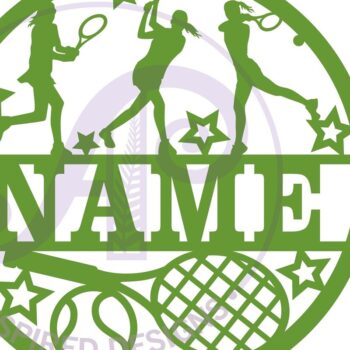 Intra απο ξύλο plywood 3mm-4mm πάχος – Πινακίδα ονόματος τένις Γυναικείο αρχείο Cut Δίασταση  20x20 cm INTRAFABR-68101594 - Image 2