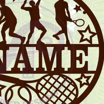 Intra απο ξύλο plywood 3mm-4mm πάχος – Τένις Όνομα Σήμα Αρσενικό Δίασταση 20x20 cm INTRAFABR-68101569 - Image 1