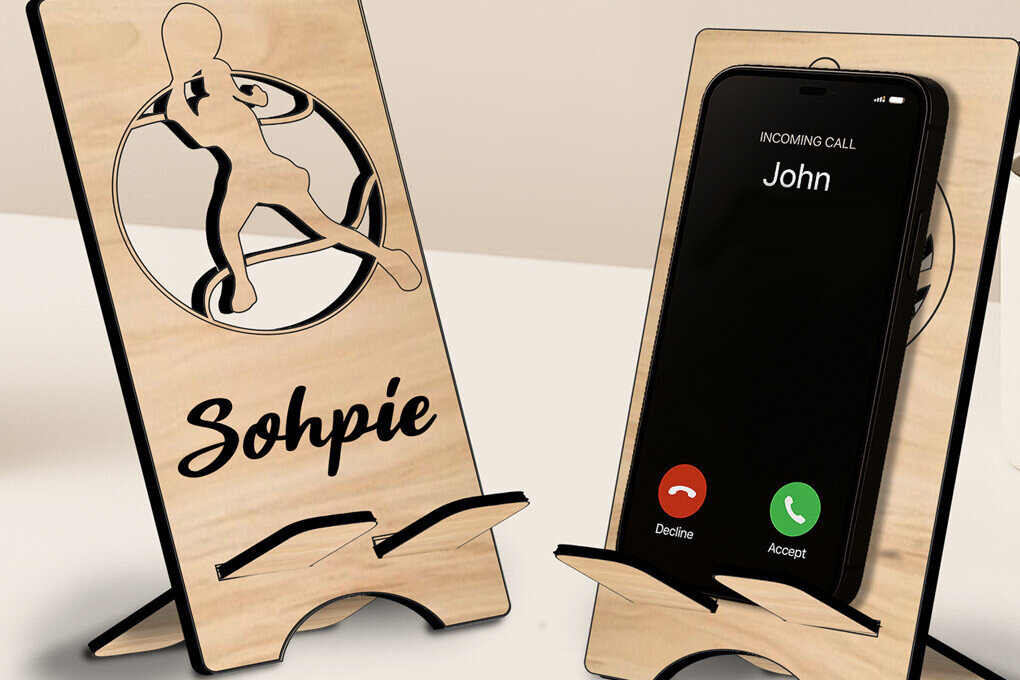 Intra απο ξύλο plywood 3mm-4mm πάχος – Γυναικείο δώρο θήκης τηλεφώνου τένις Δίασταση  20x20 cm INTRAFABR-122774777