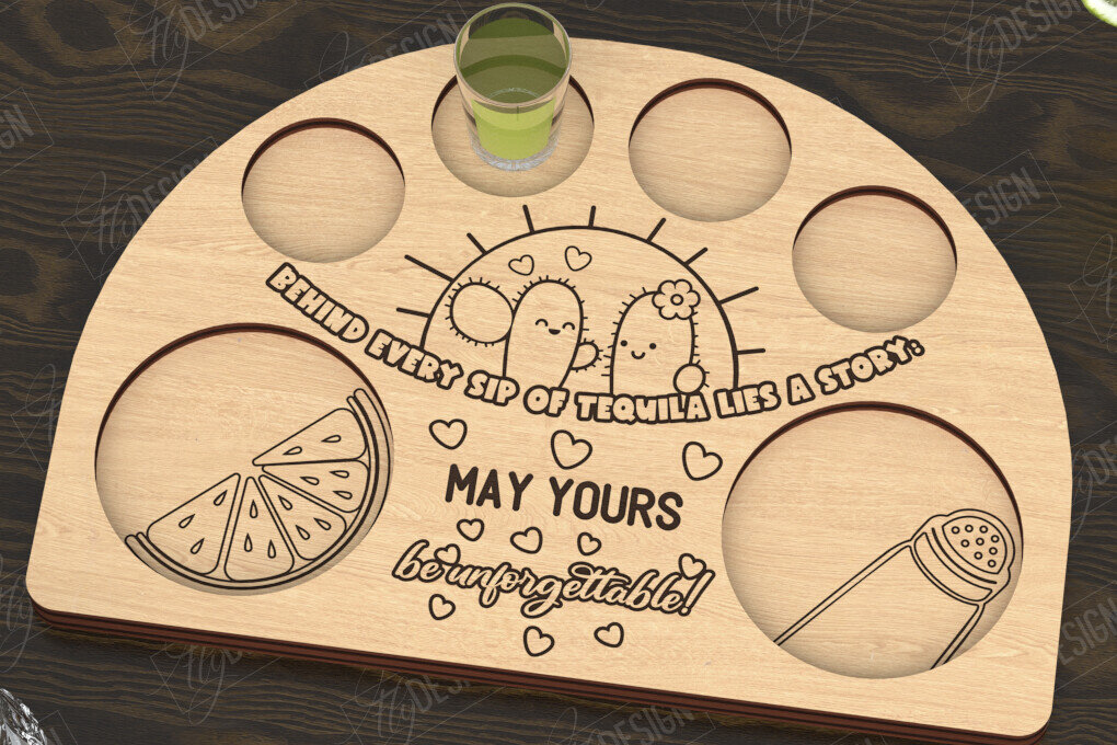 Intra απο ξύλο plywood 3mm-4mm πάχος – Κοπή με λέιζερ σανίδα τεκίλα | Πίνακας βολής|CNC Δίασταση  45x45 cm INTRAFABR-122010023