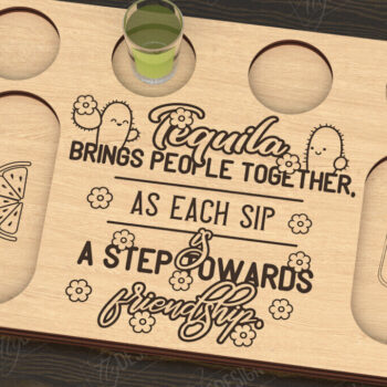 Intra απο ξύλο plywood 3mm-4mm πάχος – Κοπή με λέιζερ σανίδα τεκίλα | Βολή Δίασταση  20x20 cm INTRAFABR-121510890 - Image 1