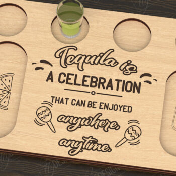 Intra απο ξύλο plywood 3mm-4mm πάχος – Πακέτα Tequila| CNC Δίασταση  20x20 cm INTRAFABR-122010103 - Image 4
