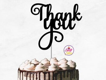Intra απο ξύλο plywood 3mm-4mm πάχος – Ευχαριστώ Cake Topper Bundle Δίασταση  20x20 cm INTRAFABR-69079885 - Image 5