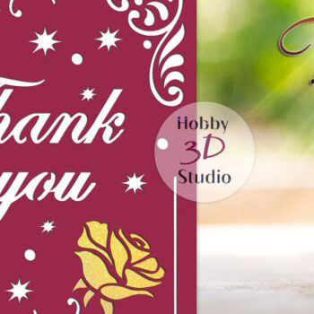 Intra απο ξύλο plywood 3mm-4mm πάχος – Ευχαριστήρια κάρτα έγχρωμα πρότυπα Δίασταση  20x20 cm INTRAFABR-77174493 - Image 3