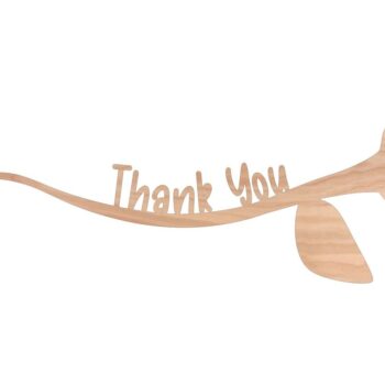 Intra απο ξύλο plywood 3mm-4mm πάχος – Σας ευχαριστούμε Rose File Δίασταση  20x20 cm INTRAFABR-9710337 - Image 1