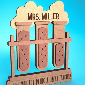 Intra απο ξύλο plywood 3mm-4mm πάχος – Ευχαριστούμε Δάσκαλο Sign | Δίασταση  40x30 cm INTRAFABR-68648898 - Image 11