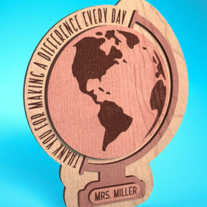 Intra απο ξύλο plywood 3mm-4mm πάχος – Ευχαριστούμε Δάσκαλο Sign | Δίασταση  40x30 cm INTRAFABR-68649059