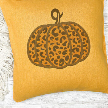 Intra απο ξύλο plywood 3mm-4mm πάχος – Εκτύπωση λεοπάρδαλης πινακίδας κολοκύθας Δίασταση  20x20 cm INTRAFABR-73180589 - Image 7