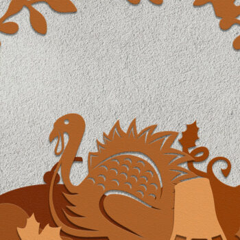 Intra απο ξύλο plywood 3mm-4mm πάχος – Αρχεία αποκοπής με λέιζερ για την Ημέρα των Ευχαριστιών Δίασταση  20x20 cm INTRAFABR-16868364 - Image 6