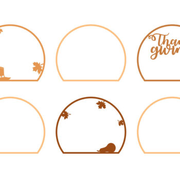 Intra απο ξύλο plywood 3mm-4mm πάχος – Αρχεία αποκοπής με λέιζερ για την Ημέρα των Ευχαριστιών Δίασταση  20x20 cm INTRAFABR-16868364 - Image 7