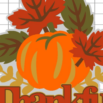 Intra απο ξύλο plywood 3mm-4mm πάχος – Ευχαριστιών Cake Topper Pumpkin 3D Δίασταση 20x20 cm INTRAFABR-108395697 - Image 2