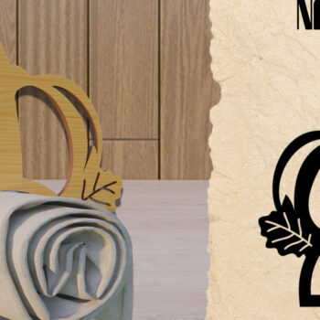 Intra απο ξύλο plywood 3mm-4mm πάχος – Αποκοπή με λέιζερ Ημέρες των Ευχαριστιών. Χαρτοπετσέτα Δίασταση  20x20 cm INTRAFABR-79198903 - Image 1