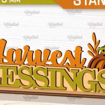 Intra απο ξύλο plywood 3mm-4mm πάχος –  κοπής με λέιζερ διακόσμηση για την ημέρα των ευχαριστιών Δίασταση  20x20 cm INTRAFABR-103312089 - Image 1