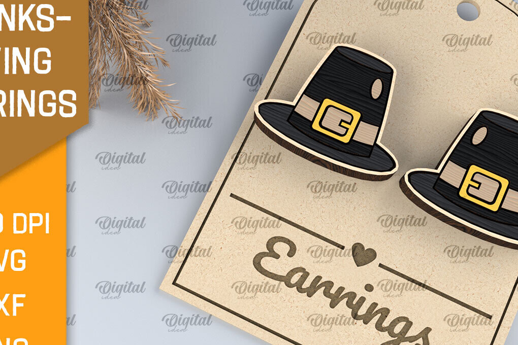 Intra απο ξύλο plywood 3mm-4mm πάχος – Σκουλαρίκια με λέιζερ των Ευχαριστιών Δίασταση  5x5 cm INTRAFABR-105629290