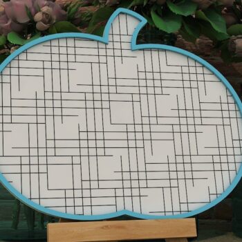 Intra απο ξύλο plywood 3mm-4mm πάχος – Ευχαριστίες, Συγκεντρώστε, Καρό PatternFiles Δίασταση  20x20 cm INTRAFABR-39420187 - Image 2