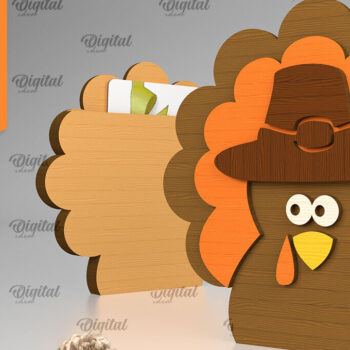 Intra απο ξύλο plywood 3mm-4mm πάχος – Θήκη δώρου για την Ημέρα των Ευχαριστιών Δίασταση  20x20 cm INTRAFABR-104234087 - Image 1