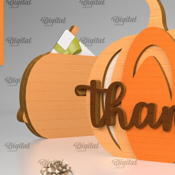 Intra απο ξύλο plywood 3mm-4mm πάχος – Θήκη δώρου για την Ημέρα των Ευχαριστιών Δίασταση  20x20 cm INTRAFABR-104234349 - Image 1