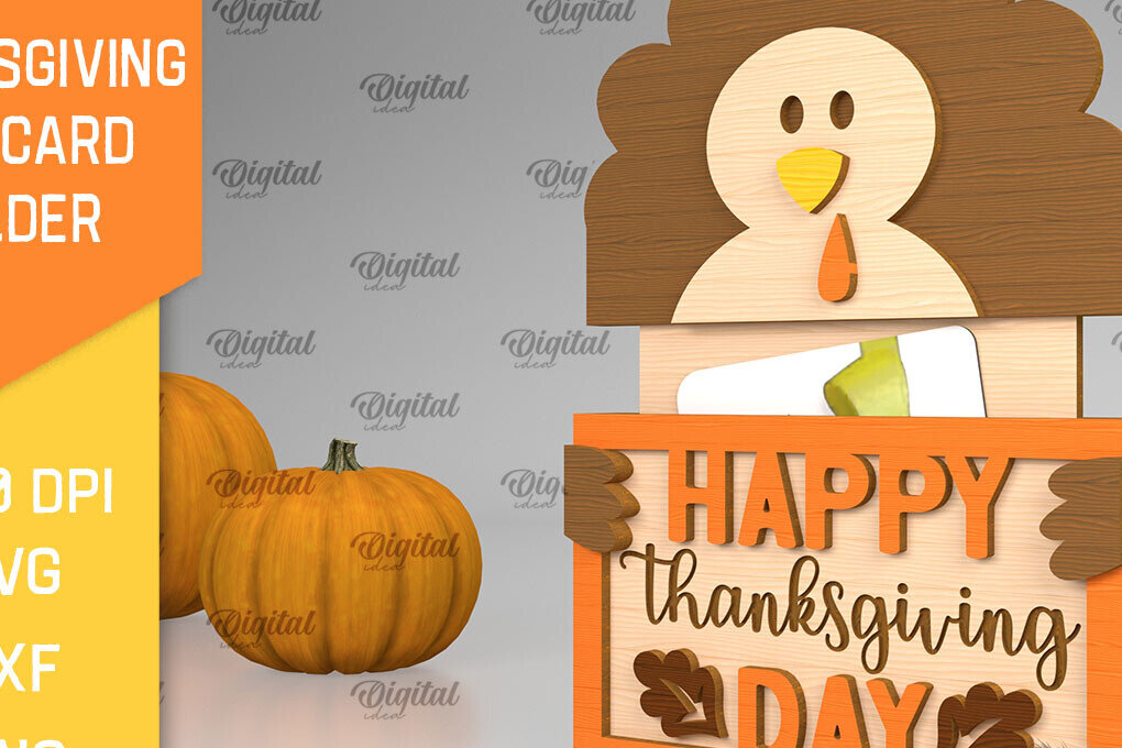 Intra απο ξύλο plywood 3mm-4mm πάχος – Θήκη δώρου για την Ημέρα των Ευχαριστιών Δίασταση  20x20 cm INTRAFABR-104234389