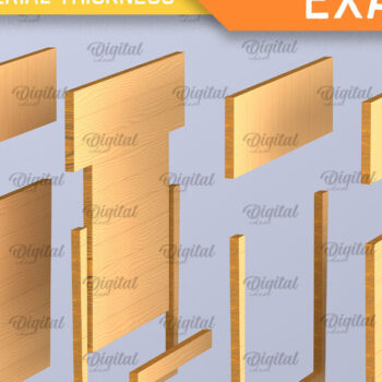 Intra απο ξύλο plywood 3mm-4mm πάχος – Θήκη δώρου για την Ημέρα των Ευχαριστιών Δίασταση  20x20 cm INTRAFABR-104234437 - Image 2