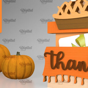 Intra απο ξύλο plywood 3mm-4mm πάχος – Πακέτο θήκης δώρων για την Ημέρα των Ευχαριστιών Δίασταση 20x20 cm INTRAFABR-104300946 - Image 5