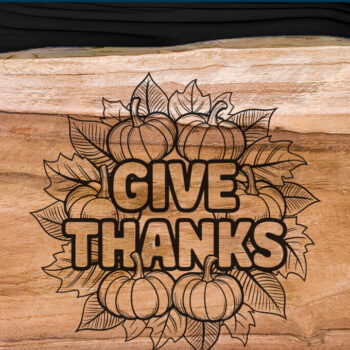 Intra απο ξύλο plywood 3mm-4mm πάχος – Ημέρα των Ευχαριστιών Δώστε Ευχαριστίες Δίασταση  20x20 cm INTRAFABR-109384027 - Image 3