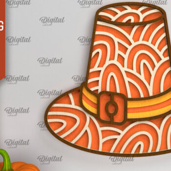 Intra απο ξύλο plywood 3mm-4mm πάχος – Πακέτο λέιζερ με στρώσεις για την ημέρα των ευχαριστιών Δίασταση 20x20 cm INTRAFABR-103783976 - Image 3