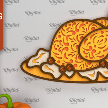 Intra απο ξύλο plywood 3mm-4mm πάχος – Πακέτο λέιζερ με στρώσεις για την ημέρα των ευχαριστιών Δίασταση 20x20 cm INTRAFABR-103783976 - Image 5