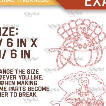 Intra απο ξύλο plywood 3mm-4mm πάχος – Ευχαριστιών Layered Decor Κοπή λέιζερ Δίασταση 20x20 cm INTRAFABR-103708452 - Image 2