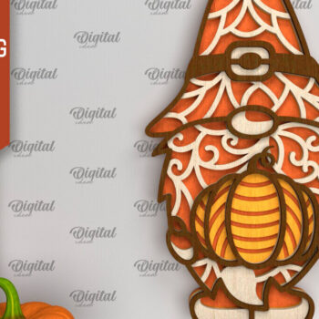 Intra απο ξύλο plywood 3mm-4mm πάχος – Ευχαριστιών Layered Decor Κοπή λέιζερ Δίασταση 20x20 cm INTRAFABR-103708493 - Image 1