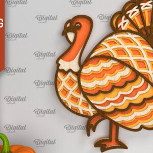 Intra απο ξύλο plywood 3mm-4mm πάχος – Ευχαριστιών Layered Decor Κοπή λέιζερ Δίασταση  20x20 cm INTRAFABR-103708564