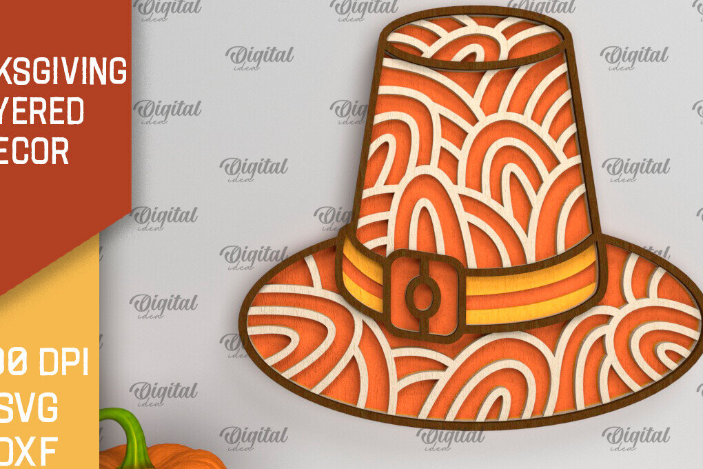 Intra απο ξύλο plywood 3mm-4mm πάχος – Ευχαριστιών Layered Decor Κοπή λέιζερ Δίασταση  20x20 cm INTRAFABR-103708356