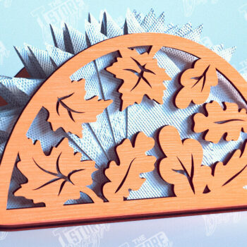 Intra απο ξύλο plywood 3mm-4mm πάχος – Πακέτο θήκης χαρτοπετσέτας ημέρας των ευχαριστιών | CNC Δίασταση 20x20 cm INTRAFABR-103791721 - Image 4