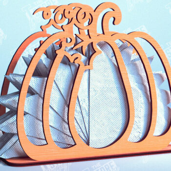 Intra απο ξύλο plywood 3mm-4mm πάχος – Πακέτο θήκης χαρτοπετσέτας ημέρας των ευχαριστιών | CNC Δίασταση 20x20 cm INTRAFABR-103791721 - Image 11