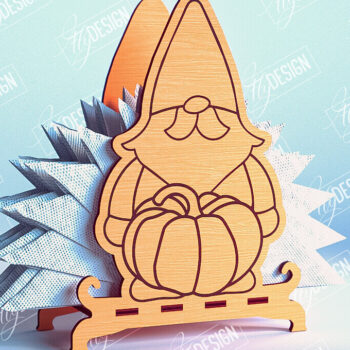 Intra απο ξύλο plywood 3mm-4mm πάχος – Θήκη χαρτοπετσέτας για την ημέρα των ευχαριστιών | Αρχείο CNC Δίασταση  20x20 cm INTRAFABR-103787963 - Image 1