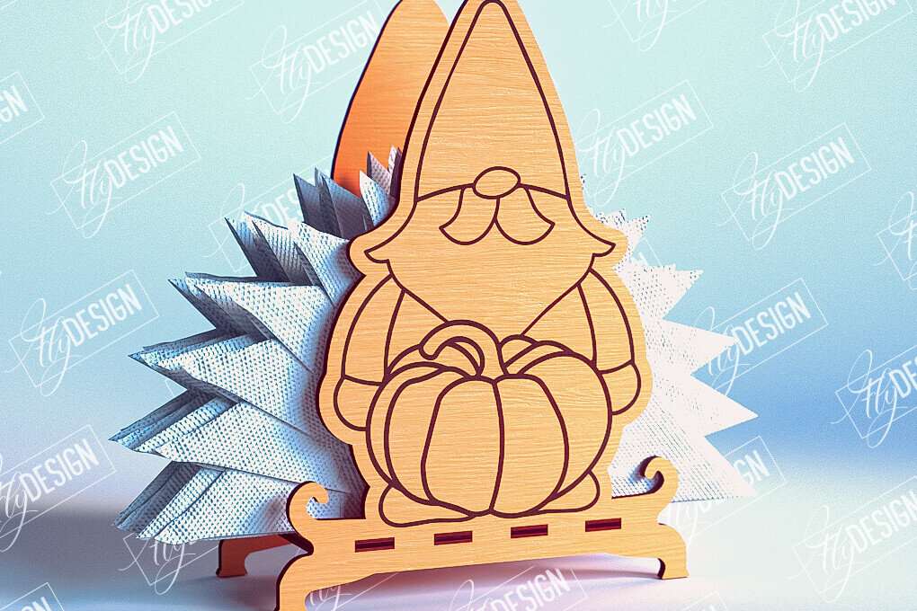 Intra απο ξύλο plywood 3mm-4mm πάχος – Θήκη χαρτοπετσέτας για την ημέρα των ευχαριστιών | Αρχείο CNC Δίασταση  20x20 cm INTRAFABR-103787963